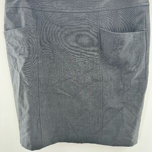 3for$20 Ann Taylor Loft Gray Skirt w/ Pockets and Back Zipper size 8
